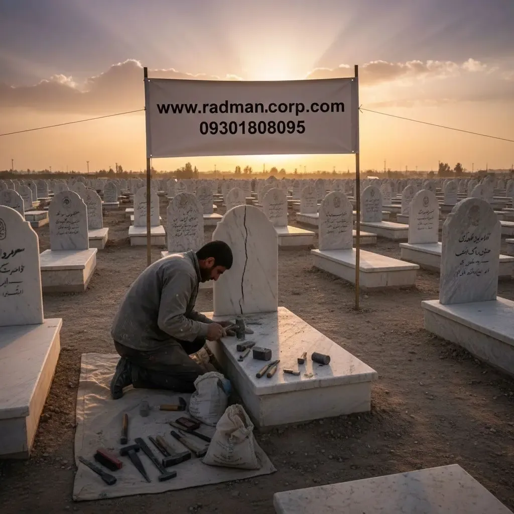 تعمیر سنگ قبر در بهشت زهرا