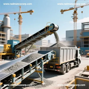 نوار نقاله بارگیری مصالح